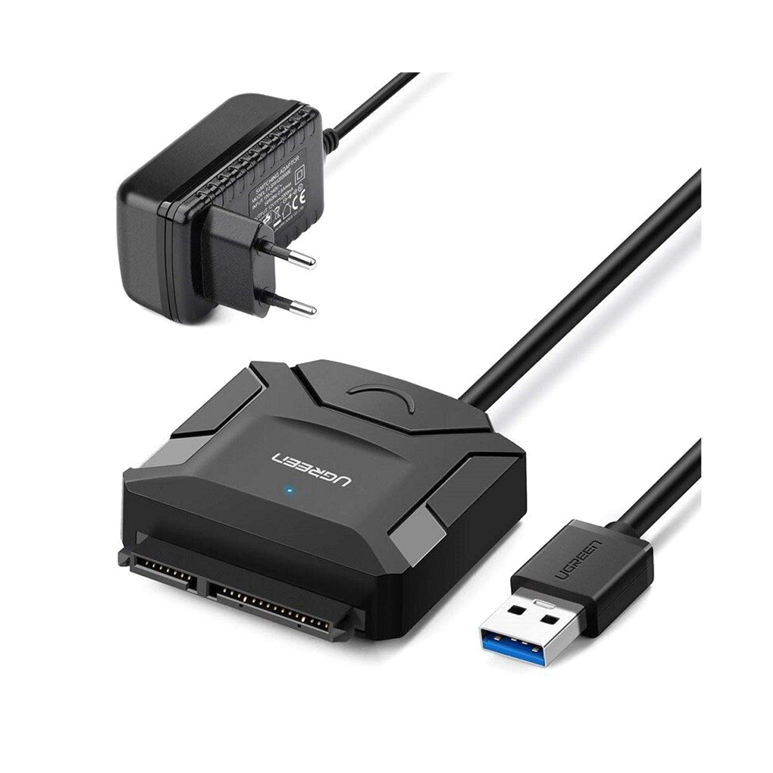 USB 3.0 SATA. Адаптер sata3 для 3,5 Ugreen.